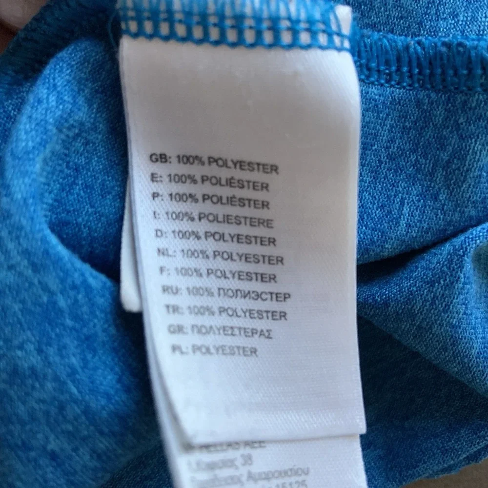 THE NORTH FACE Men's Reaxion Amp Blue Short Sleeve T-Shirt Medium